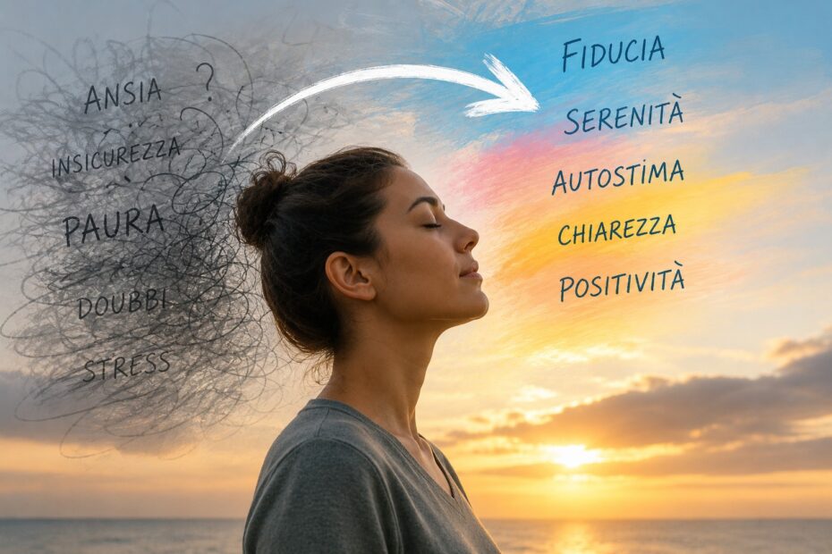Esercizio la ristrutturazione dei pensieri negativi